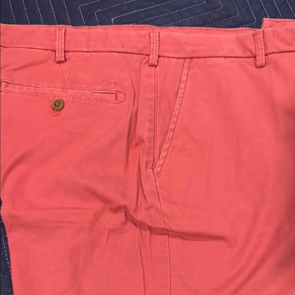 Izod Red Chino Shorts Vibrant Cotton Twill